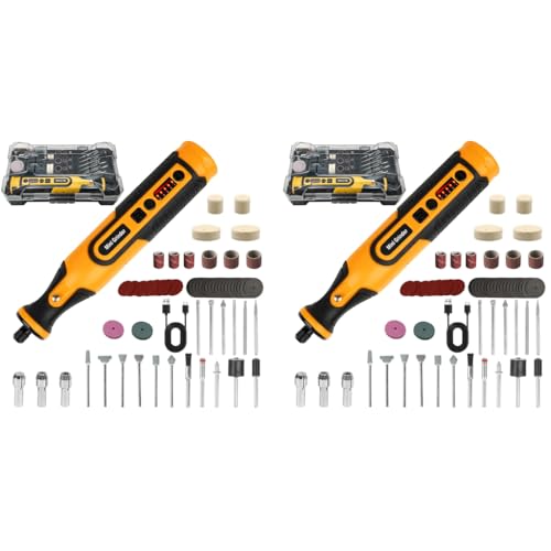 Serplex® Electric Engraving Pen Kit with 116PCS Accessories 7.2V Cordless Drill Machine 5 Variable Speed 8000-28000RPM 1100mAh LED Rechargeable for Wood Stone Metal Jewelry Serplex® Electric Engraving Pen Kit with 116PCS Accessories 7.2V Cordless Drill Machine 5 Variable Speed 8000-28000RPM 1100mAh LED Rechargeable for Wood Stone Metal Jewelry